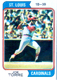 1974 Topps Baseball Cards      015      Joe Torre